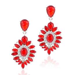 Cercei Chandeliere Vintage red - Imperiale