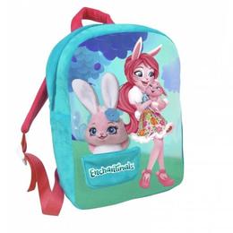 Ghiozdan de plus Enchantimals Bree Bunny cu breloc de plus