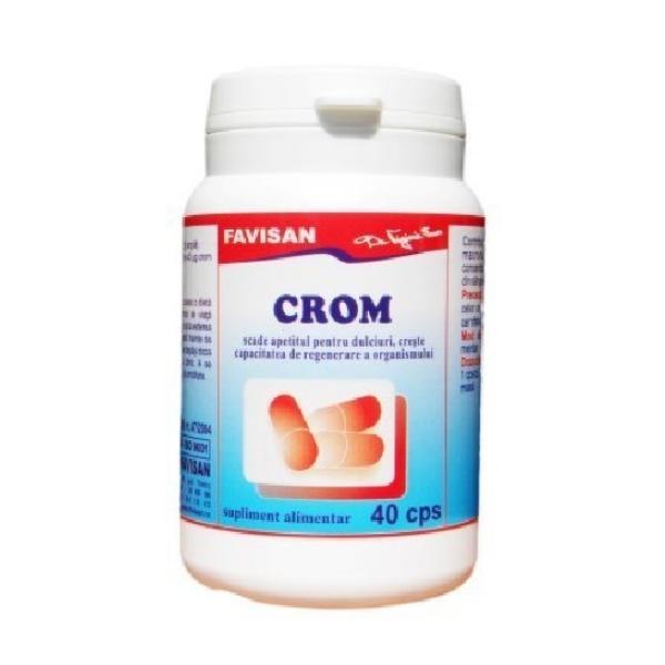 Crom Favisan, 40 capsule