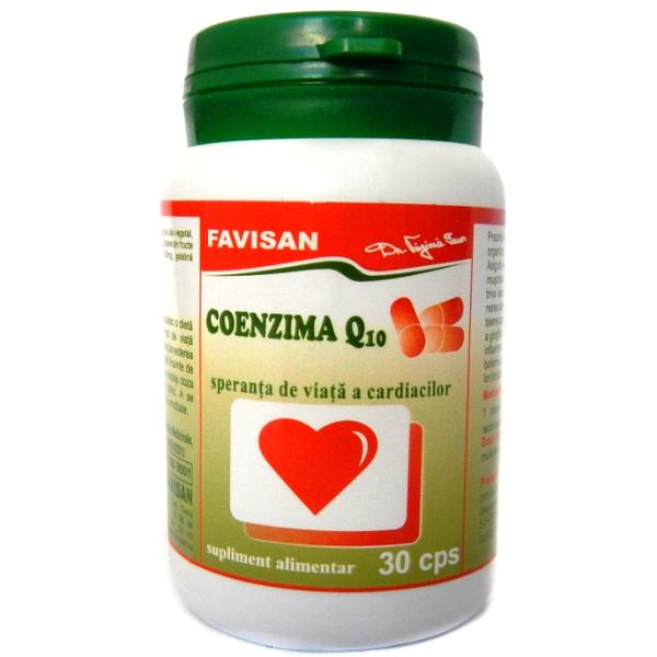 Coenzima Q10 Favisan, 30 capsule