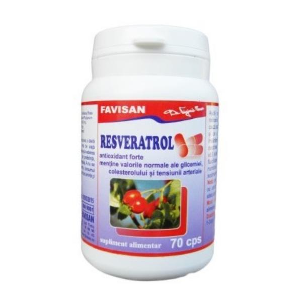 Resveratrol Favisan, 70 capsule