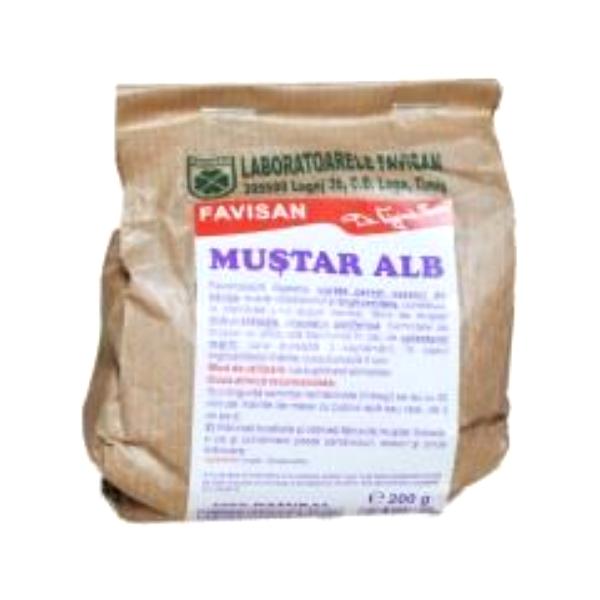 Mustar Alb Favisan, 200g