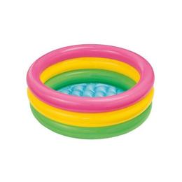 Piscina gonflabila pentru copii cu 3 inele - Multicolor 86x25 cm - Nebunici