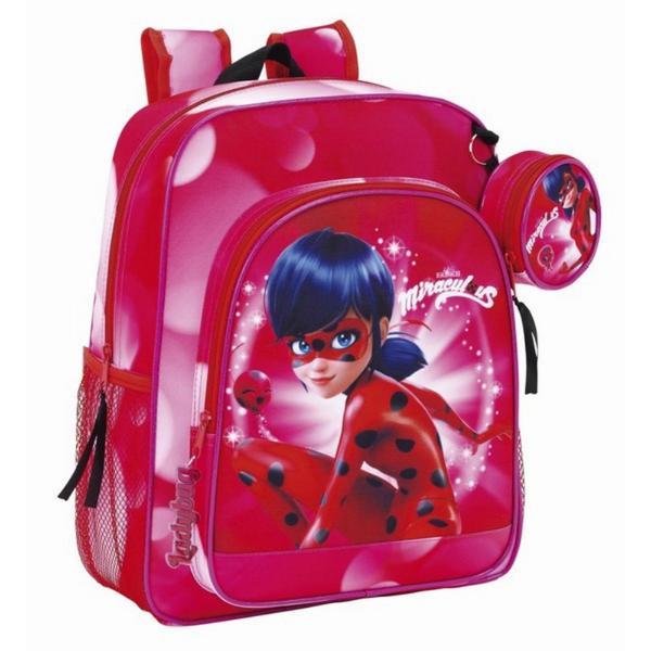 Ghiozdan jr + gentuta LADYBUG MARINETTE 32 cm