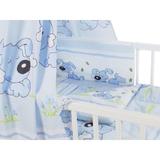 Lenjerie MyKids Catelus Albastru 5 Piese 120x60 cm