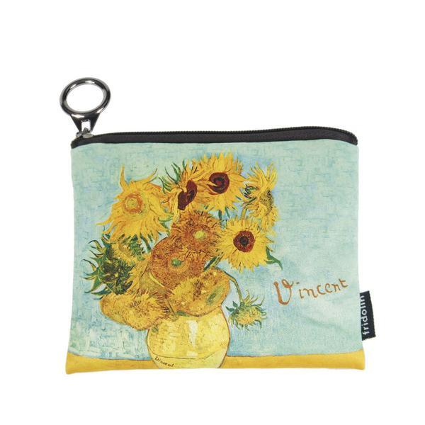 Portmoneu textil van Gogh Sunflowers Fridolin