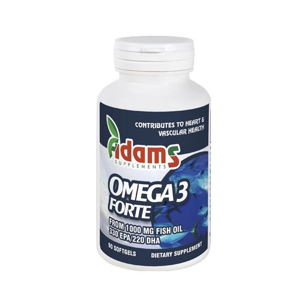 Omega3 Forte 330 EPA 220 DHA Adams Supplements, 90 capsule
