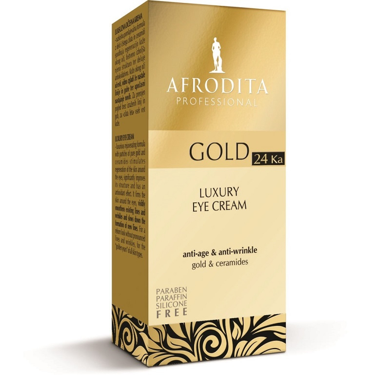 Cosmetica Afrodita - Crema contur ochi LUXURY cu aur pur 15 ml