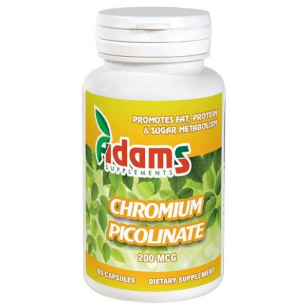 Picolinat de Crom 200mcg Adams Supplements, 90 capsule