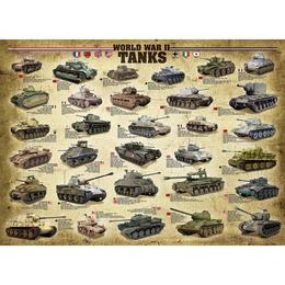 Puzzle 1000 piese WWII Tanks