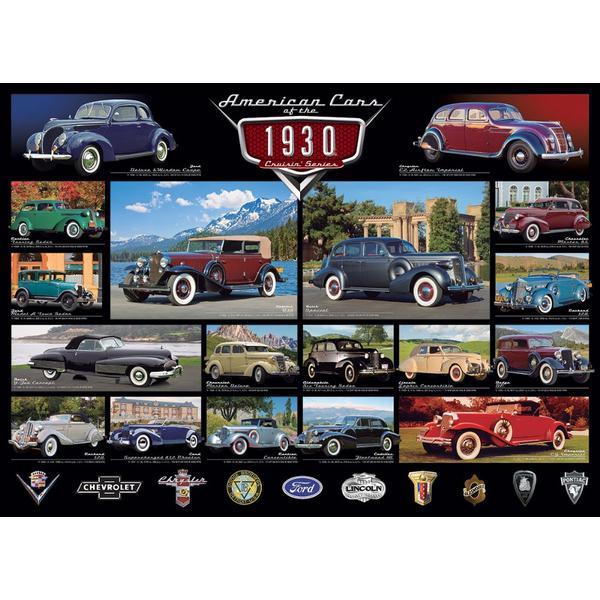 Puzzle 1000 piese American Cars of the 1930s