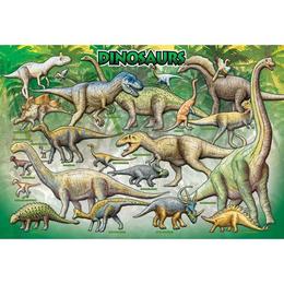 Puzzle 100 piese Dinosaurs