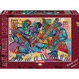 Puzzle 1500 piese - Jazz Modern-LARRY PONCHO BROWN