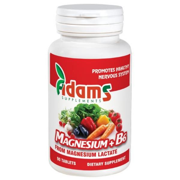 Magneziu + B6 Adams Supplements, 90 tablete