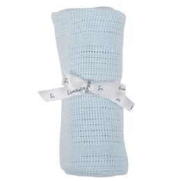 Paturica celulara din bambus 90x60 cm Comfi Love Baby Blue 844272