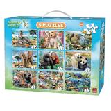 Puzzle 9 in 1 Animale, 277 piese