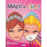 Masti de colorat: Printese, editura Girasol