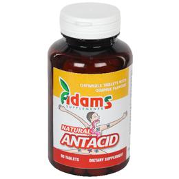 Natural Antacid cu aroma de Portocale Adams Supplements, 90 tablete