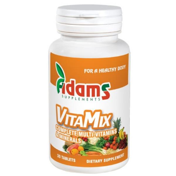 Complex de Multivitamine si Minerale VitaMix Adams Supplements, 30 tablete