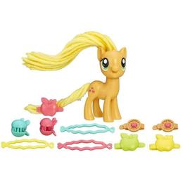 Set figurina AppleJack My Little Pony cu accesorii pentru par