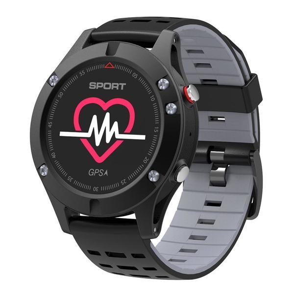 Ceas smartwatch Dt no.1 f5 64kb ram + 512kb rom display 0.95 inch cu touch screen baterie 350mAh GPS altimetru/barometru/termometru