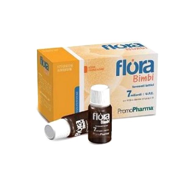 Flora Bimbi Simbiotic pentru Copii ABO Pharma, 6 x 10ml