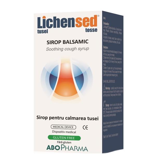 Sirop Balsamic pentru Calmarea Tusei la Copii Lichensed ABO Pharma, 100ml