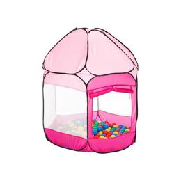 Cort de joaca cu 250 bile Bath of Balls pink