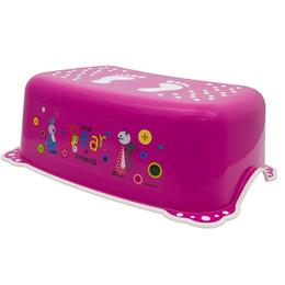 Inaltator anti-derapant pentru toaleta si chiuveta Little Bear and Friends Pink