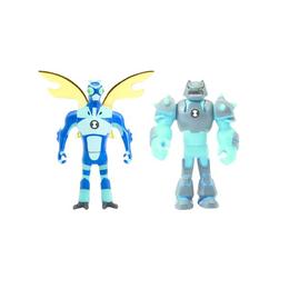 BEN 10 - Set 2 mini figurine Stinkfly si Shock Rock - 5 cm