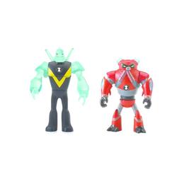 BEN 10 - Set 2 mini figurine Cap de Diamant si Overflow - 5 cm