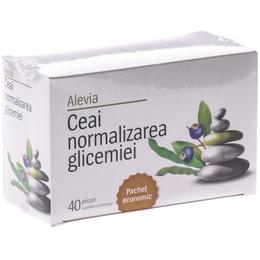 Ceai Normalizarea Glicemiei Alevia, 40 plicuri