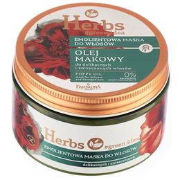 Masca cu Ulei de Mac pentru Par Fin si Deteriorat - Farmona Herbs Poppy Oil Mask for Delicate and Dry Hair, 250ml