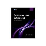 Company Law in Context, editura Oxford University Press Academ