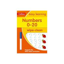 Numbers 0-20 Age 3-5 Wipe Clean Activity Book, editura Collins Educational Core List