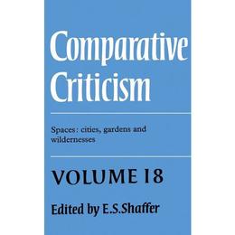 Comparative Criticism, editura Cambridge University Press
