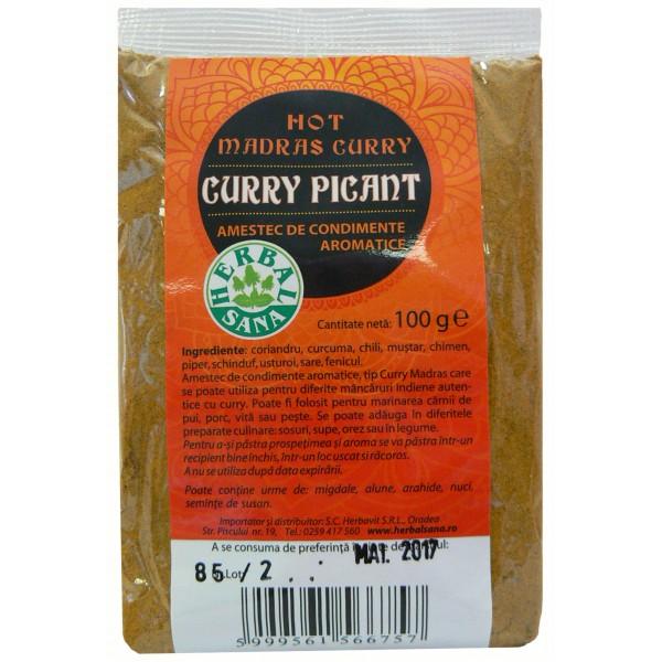 Curry Picant Herbavit, 100 g