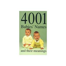 4001 Babies&#039; Names and Their Meanings, editura Robert Hale