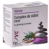 Complex de Slabit Ceai cu Ginseng si Ananas Alevia, 30 plicuri