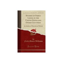 Studies of Family Living in the United States and Other Coun, editura Bertrams Print On Demand