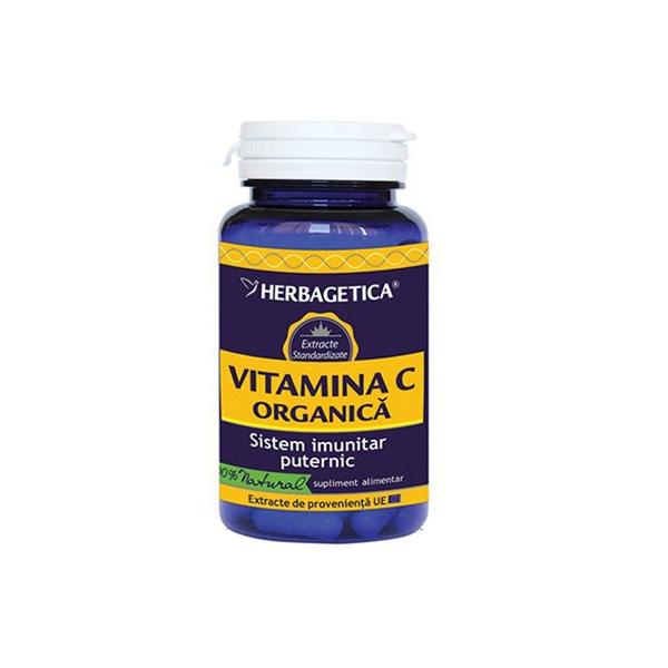 Vitamina C Organica Herbagetica, 30 capsule