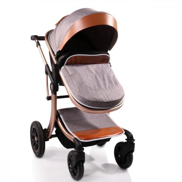 Carucior transformabil 2 in 1 Moni Sofie Grey