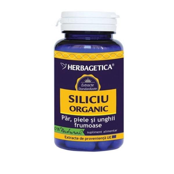 Siliciu Organic Herbagetica, 30 capsule