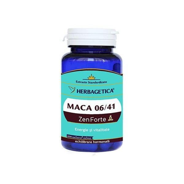 Maca Zen Forte Herbagetica, 60 capsule