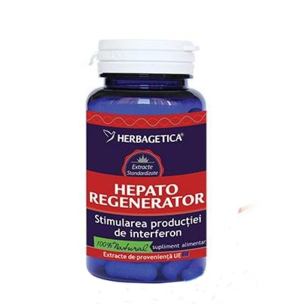 Hepato Regenerator Herbagetica, 60 capsule