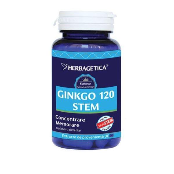 Ginkgo 120 Stem Herbagetica, 60 capsule