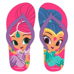 Slapi de plaja pentru fetite Shimmer&Shine marimea 30-31