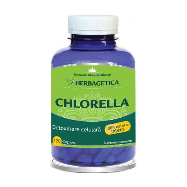 Chlorella Herbagetica, 120 capsule