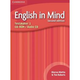 English in Mind Level 1 Testmaker CD-ROM and Audio CD, editura Cambridge Univ Elt