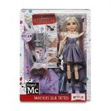 Papusa Project Mc2 McKeyla si tatuajele cu lipici, Multicolor